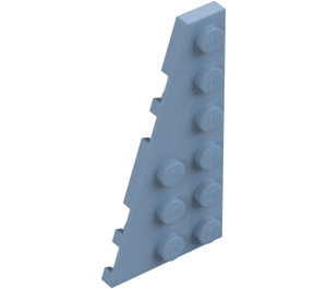 LEGO Zandblauw Wig Plaat 3 x 6 Vleugel Links (54384)