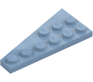 LEGO Piaskowy Niebieski Klin Płytka 3 x 6 Skrzydło Prawo (54383)