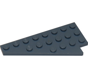 LEGO Sandblau Keil Platte 4 x 8 Flügel Links mit Unterseite Stud Notch (3933)