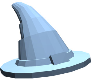 LEGO Sandblau Wizard Hut mit glatter Oberfläche (6131)