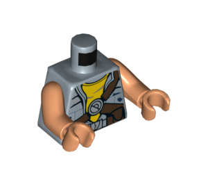 LEGO Sand blå Zander med Sand Blå Jakke Minifigur Overkropp (973 / 76382)