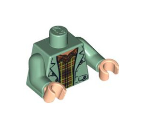 LEGO Zandgroen Arthur Weasley Torso (973 / 76382)