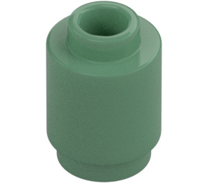 LEGO Sand Green Brick 1 x 1 Round with Open Stud (3062 / 35390)