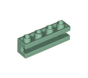 LEGO Sand Green Brick 1 x 4 with Groove (2653)