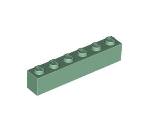 LEGO Sandgrün Backstein 1 x 6 (3009)