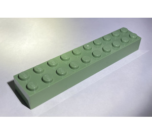 LEGO Piaskowa zieleń Cegła 2 x 10 (3006 / 92538)