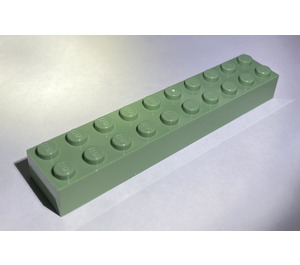 LEGO Sand Green Brick 2 x 10 (3006 / 92538)