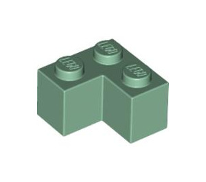 LEGO Sand Green Brick 2 x 2 Corner (2357)