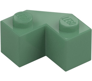 LEGO Vert Sable Brique 2 x 2 Facet (87620)