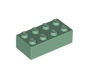LEGO Sand Green Brick 2 x 4 (3001 / 72841)