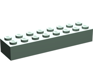 LEGO Zandgroen Steen 2 x 8 (3007 / 93888)