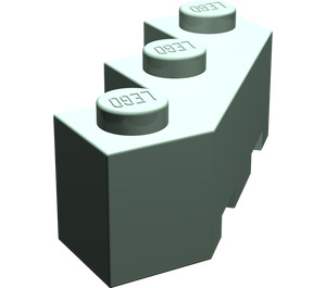 LEGO Sand Green Brick 3 x 3 Facet (2462)