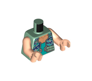 LEGO Sandgrün Colonel Miles Quaritch Minifig Torso (973 / 76382)