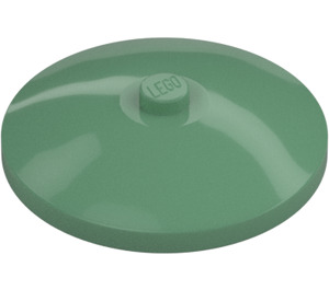 LEGO Sand Green Dish 4 x 4 (Solid Stud) (3960 / 30065)