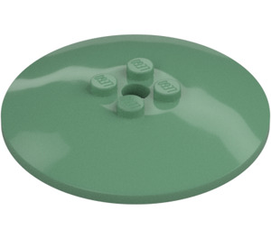 LEGO Zandgroen Dish 6 x 6 (35327 / 44375)