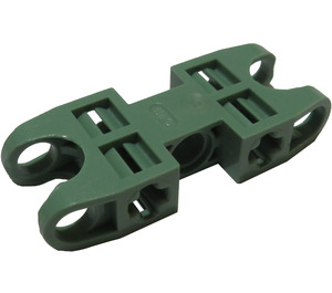 LEGO Zandgroen Dubbele Bal Connector 5 met Vents (47296 / 61053)