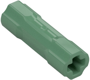 LEGO Verde sabbiato Extension con Asse Fori (26287 / 42195)