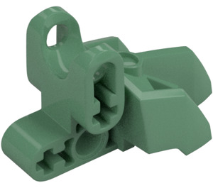 LEGO Sand Green Foot with Three Toes and Ball Cup 3 x 5 x 2 (15976)