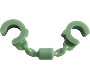 LEGO Verde sabbiato Manette (Corto) (61482 / 97927)