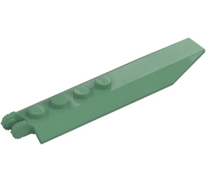 LEGO Verde sabbiato Cerniera Piastra 1 x 8 con Angolato Lato Extensions (Piastra quadrata sotto) (14137 / 50334)