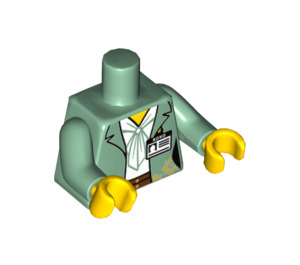 LEGO Sandgrün Misako Minifig Torso (973 / 88585)