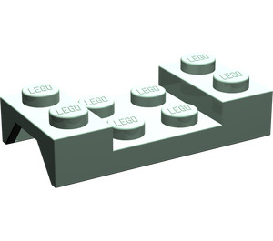 LEGO Sand Green Mudguard Plate 2 x 4 with Arch without Hole (3788)