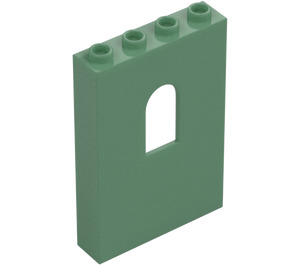 LEGO Sand Green Panel 1 x 4 x 5 with Window (60808)