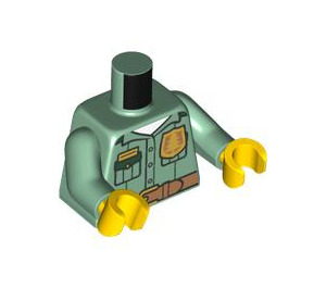 LEGO Sandgrün Park Ranger Minifig Torso (973 / 76382)