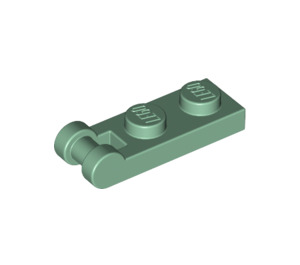 LEGO Sand Green Plate 1 x 2 with End Bar Handle (60478)