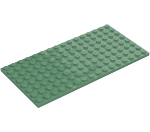 LEGO Sand Green Plate 8 x 16 (92438)