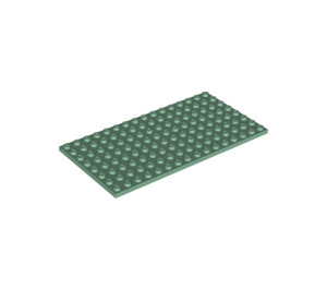 LEGO Sand Green Plate 8 x 16 (92438)