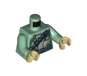 LEGO Sand Green Rebel Commando Torso (973 / 76382)