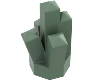 LEGO Sand Green Rock 1 x 1 with 5 Points (28623 / 30385)