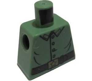 LEGO Sand Green Russian Guard Torso without Arms (973)