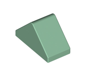 LEGO Vert sable Pente 1 x 2 (45°) Double avec porte-goujon intérieur (3044)