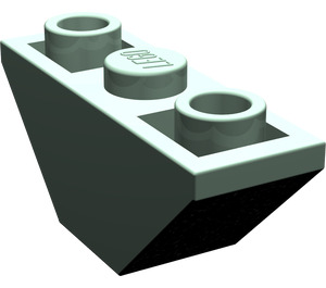 LEGO Sand Green Slope 1 x 3 (45°) Inverted Double (2341 / 18759)
