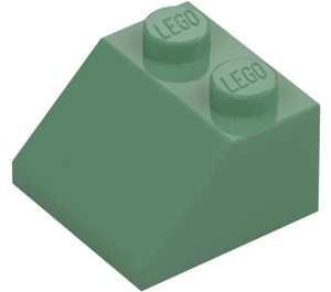 LEGO Sand Green Slope 2 x 2 (45°) (3039 / 6227)