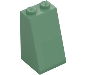 LEGO Sand Green Slope 2 x 2 x 3 (75°) (Solid Studs) (98560)