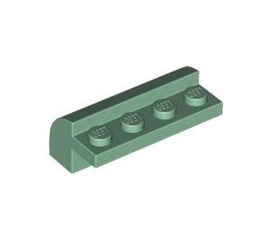 LEGO Sand Green Slope 2 x 4 x 1.3 Curved (6081)