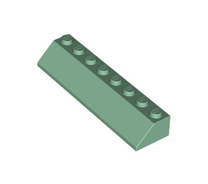 LEGO Zandgroen Helling 2 x 8 (45°) (4445)