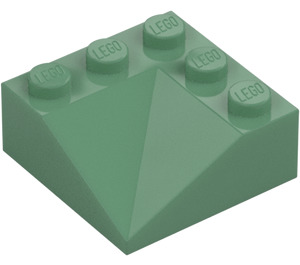 LEGO Sand Green Slope 3 x 3 (25°) Double Concave (99301)