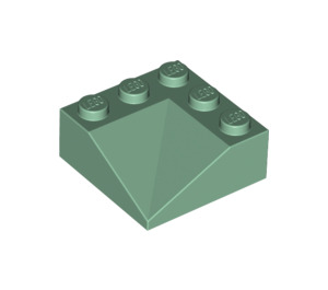 LEGO Sand Green Slope 3 x 3 (25°) Double Concave (99301)