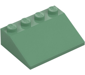 LEGO Sand Green Slope 3 x 4 (25°) (3016 / 3297)