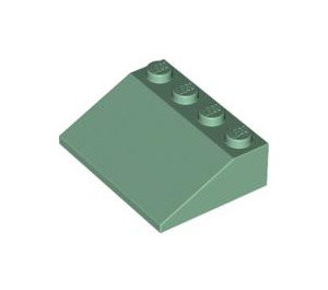LEGO Sand Green Slope 3 x 4 (25°) (3016 / 3297)