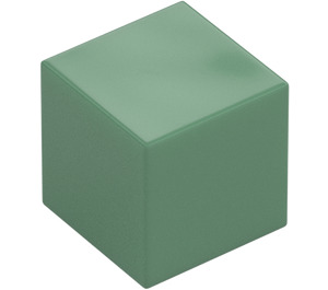 LEGO Sand Green Square Minifigure Head (19729 / 25194)