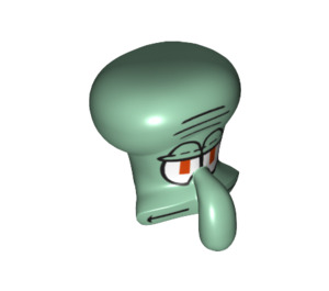 LEGO Sand Green Squidward Head (12231 / 64888)
