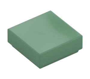 LEGO Sand Green Tile 1 x 1 with Groove (3070 / 30039)