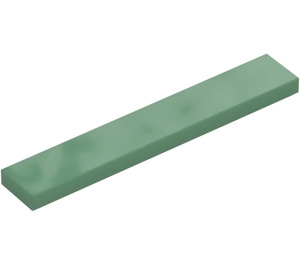 LEGO Sand Green Tile 1 x 6 (6636)