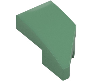 LEGO Sand Green Wedge 1 x 2 Left (29120)