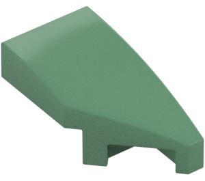 LEGO Sand Green Wedge 1 x 2 Right (29119)